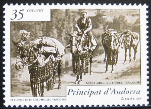 Poštová známka Andorra Šp. 1999 História pošty Mi# 265