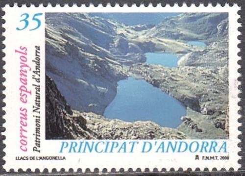 Poštová známka Andorra Šp. 2000 Jazero Angonella Mi# 272