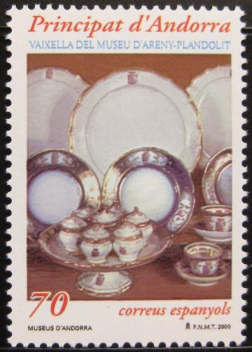 Poštová známka Andorra Šp. 2000 Exponáty muzea  Plandolit, Ordino Mi# 274