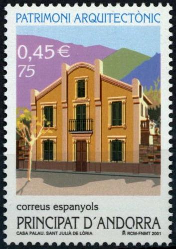 Poštová známka Andorra Šp. 2001 Palau, Sant Julià de Lòria Mi# 281
