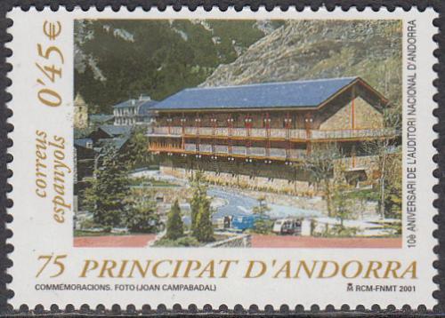 Poštová známka Andorra Šp. 2001 Národní kulturní centrum, 10. výroèie Mi# 283