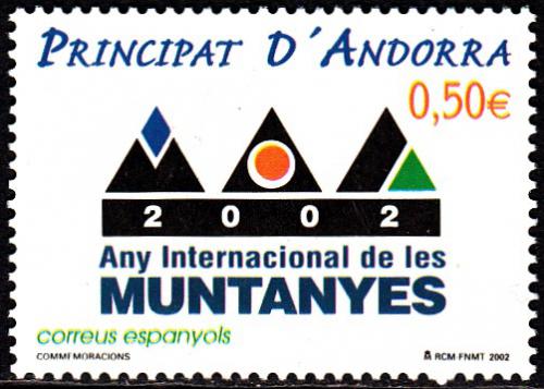 Poštová známka Andorra Šp. 2002 Medzinárodný rok hor Mi# 289