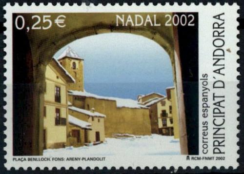 Poštová známka Andorra Šp. 2002 Plaça Benlloch, Andorra la Vella Mi# 295