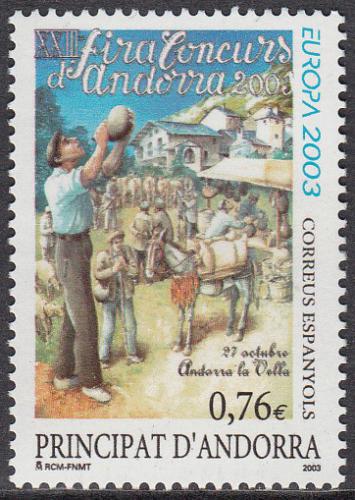 Poštová známka Andorra Šp. 2003 Európa CEPT, plakáty Mi# 301