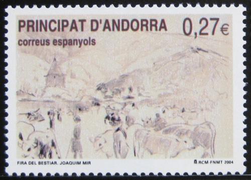 Poštová známka Andorra Šp. 2004 Trh Fira del Bestiar Mi# 310
