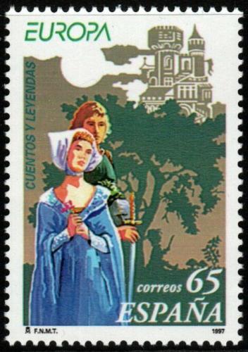 Poštová známka Španielsko 1997 Európa CEPT, legendy Mi# 3323