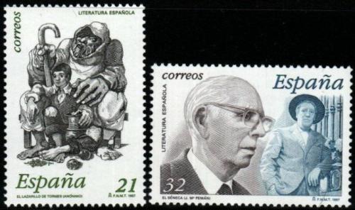 Poštové známky Španielsko 1997 Literatura Mi# 3324-25