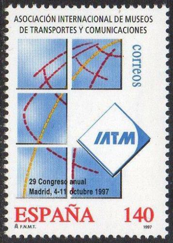 Poštová známka Španielsko 1997 Kongres dopravních muzeí Mi# 3352