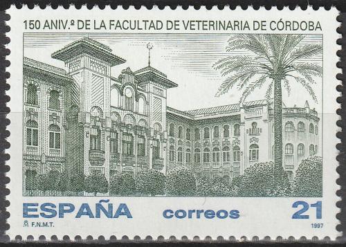 Poštová známka Španielsko 1997 Fakulta veterináøsví v Córdobì, 150. výroèie Mi# 3359