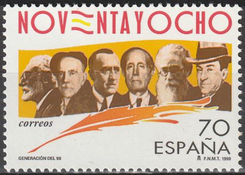 Poštová známka Španielsko 1998 Spisovatelé Mi# 3377