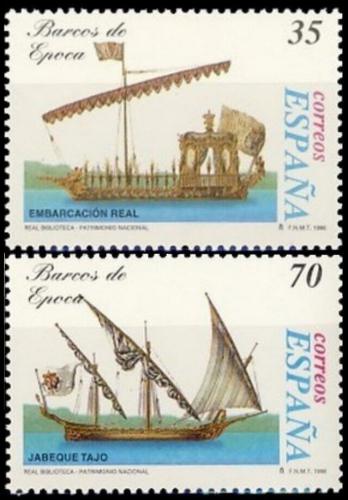 Poštové známky Španielsko 1998 Staré plachetnice Mi# 3381-82
