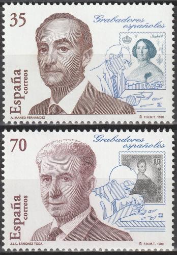 Poštové známky Španielsko 1998 Osobnosti Mi# 3389-90