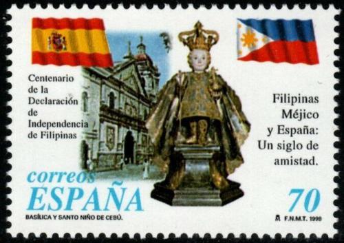 Poštová známka Španielsko 1998 Nezávislost Filipín, 100. výroèie Mi# 3391