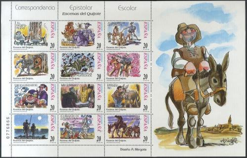 Potov znmky panielsko 1998 Don Quijote de la Mancha Mi# 3410-21 - zvi obrzok