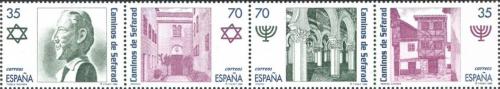 Poštové známky Španielsko 1998 Kulturní dìdictví židù Mi# 3435-38