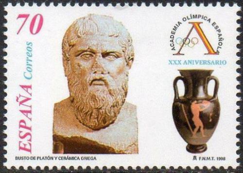 Poštová známka Španielsko 1998 Olympijská akademie, 30. výroèie Mi# 3440