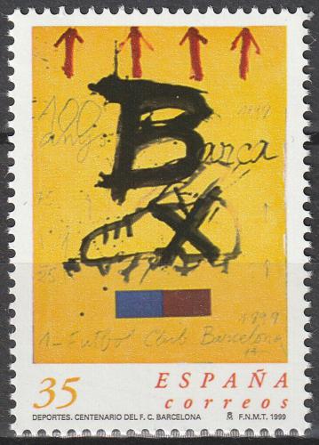 Poštová známka Španielsko 1999 FC Barcelona Mi# 3456