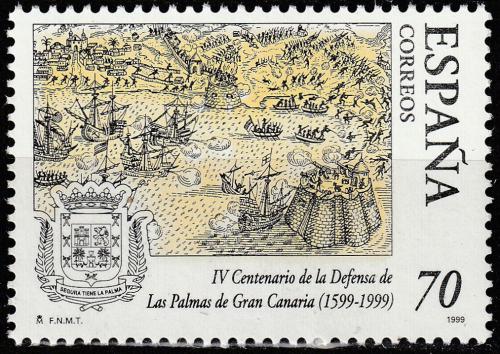 Poštová známka Španielsko 1999 Umenie, Theodore de Bry Mi# 3482