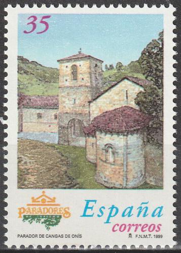 Poštová známka Španielsko 1999 Hotel Parador v Cangas de Onís Mi# 3483