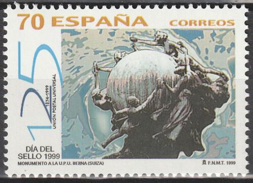 Poštová známka Španielsko 1999 UPU, 125. výroèie Mi# 3497