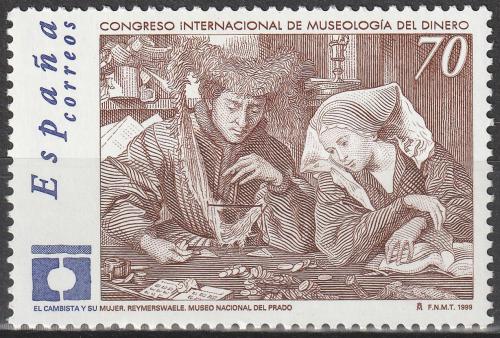Poštová známka Španielsko 1999 Mezinárodní kongres muzeí penìz Mi# 3511