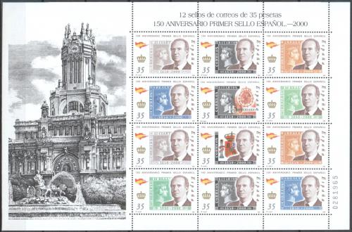 Poštové známky Španielsko 2000 Krá¾ Juan Carlos I. Mi# 3520-26 Bogen