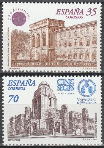 Poštové známky Španielsko 2000 Univerzity Mi# 3536-37