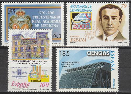 Poštové známky Španielsko 2000 Výroèí Mi# 3541-44 Kat 6€