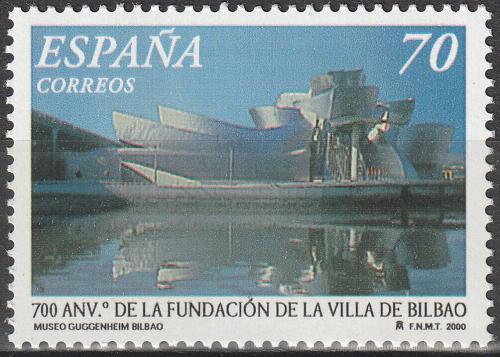 Poštová známka Španielsko 2000 Bilbao, 700. výroèie Mi# 3547