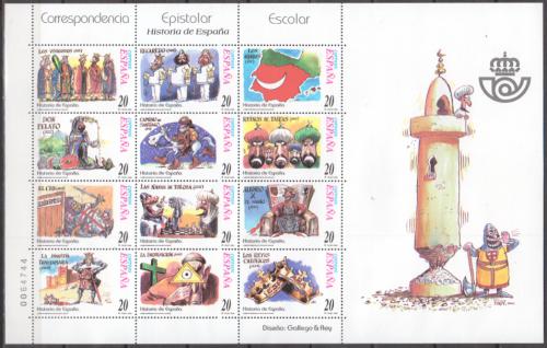 Poštové známky Španielsko 2000 Španielska historie Mi# 3577-88 Bogen