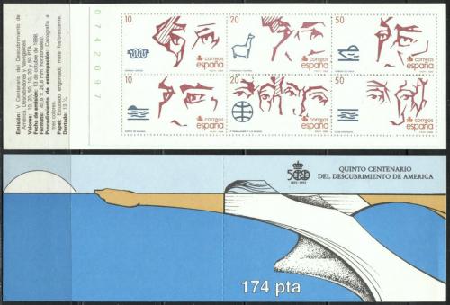 Zošitok Španielsko 1988 Objevení Ameriky, 500. výroèie Mi# MH 6