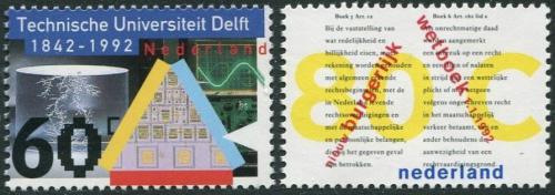 Poštové známky Holandsko 1992 Výroèí a události Mi# 1427-28