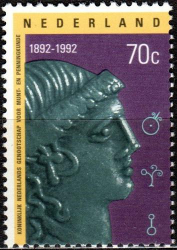 Poštová známka Holandsko 1992 Svaz numismatikù, 100. výroèie Mi# 1443