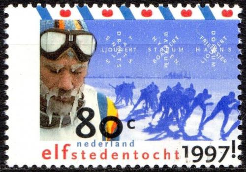 Poštová známka Holandsko 1997 Dálkový závod v rychlobruslení Mi# 1606