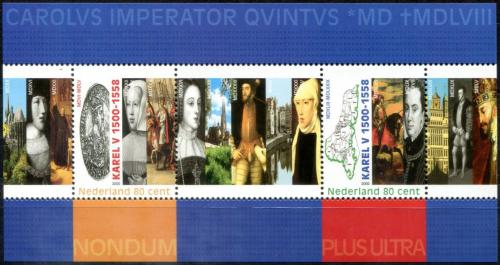 Poštové známky Holandsko 2000 Cisár Karel V. Mi# Block 63