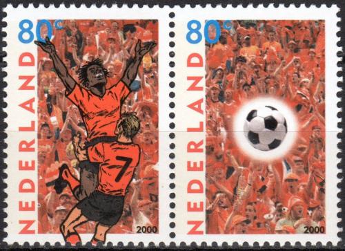 Poštové známky Holandsko 2000 ME ve futbale Mi# 1786-87