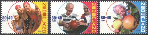 Poštové známky Holandsko 2000 Život seniorù Mi# 1788-90 Kat 4.50€