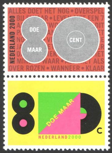 Poštové známky Holandsko 2000 Návrat skupiny Doe Maar Mi# 1802-03