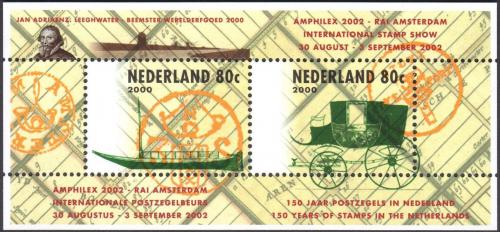 Poštové známky Holandsko 2000 Poštovní služby Mi# Block 66