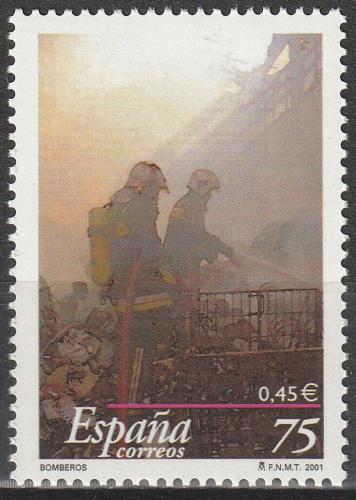 Poštová známka Španielsko 2001 Hasièi Mi# 3610