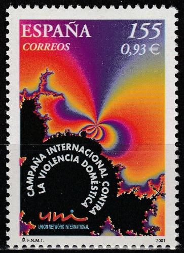 Poštová známka Španielsko 2001 Kampaò proti rodinnému násilí Mi# 3612