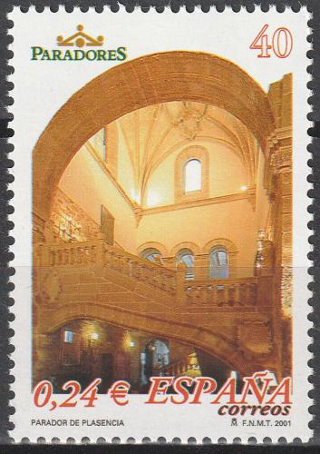 Poštová známka Španielsko 2001 Hotel Parador v San Vicente Ferrer, Plase Mi# 3615