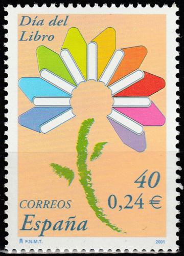Poštová známka Španielsko 2001 Mezinárodní den knih Mi# 3622