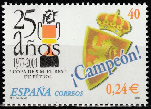 Poštová známka Španielsko 2001 Copa del Rey, 25. výroèie Mi# 3641