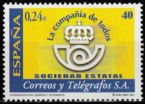 Poštová známka Španielsko 2001 Pošta Mi# 3651