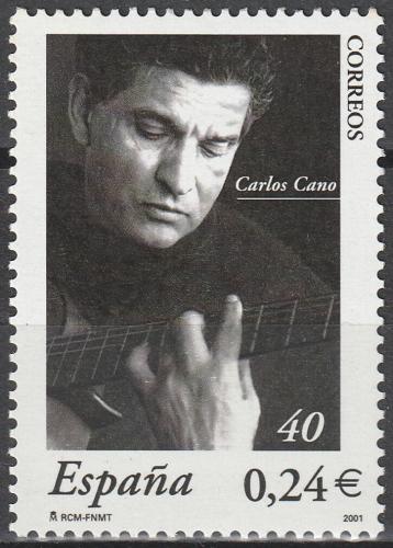 Poštová známka Španielsko 2001 Carlos Cano Mi# 3676