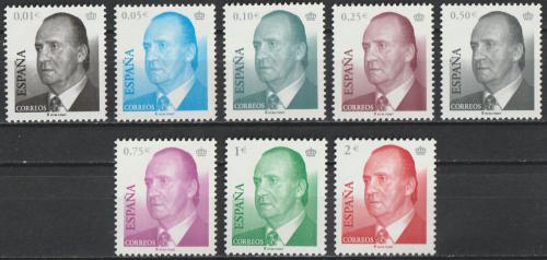 Poštové známky Španielsko 2002 Krá¾ Juan Carlos I. Mi# 3704-11