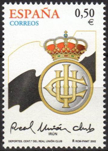 Poštová známka Španielsko 2002 Real Unión Club de Irún, 100. výroèie Mi# 3732