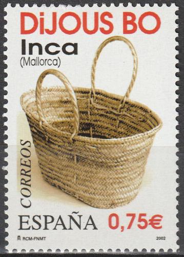 Potovn znmka panlsko 2002 Zemdlsk veletrh DIJOUS B, Inca Mi# 3783