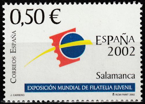 Potov znmka panielsko 2002 Vstava ESPAÑA 02, Salamanca Mi# 3791